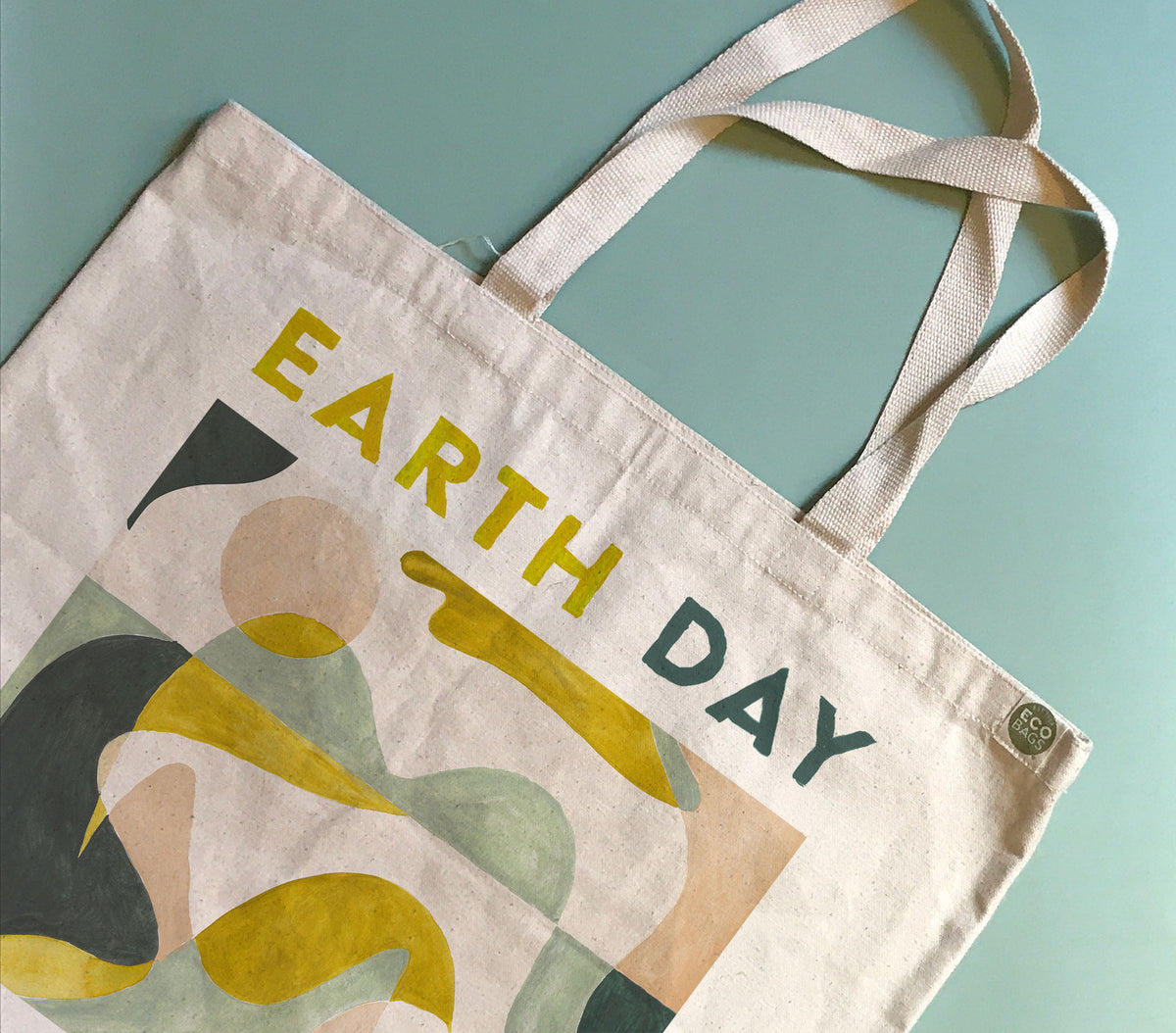Earth Day Tote Bag Keep Calm and Recycle Bag Canvas Tote 