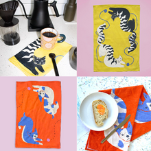 Load image into Gallery viewer, Cats &amp; Dogs Tea Towels - Supra Endura