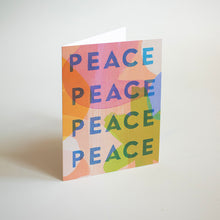 Load image into Gallery viewer, peace cards, holiday cards, printed cards, recycled cards