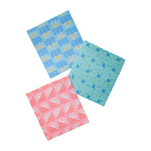 Load image into Gallery viewer, swedish dishcloths, block print swedish dishcloths, sun block print dishcloths, sustainable swedish dishcloths