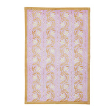 Load image into Gallery viewer, Pre-sale: Block Printed Kitchen Towel Lilac Azalea