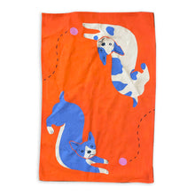 Load image into Gallery viewer, organic cotton kitchen towel, dog organic cotton kitchen towel, 