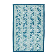Load image into Gallery viewer, Pre-sale: Block Print kitchen Towel Sage Azalea