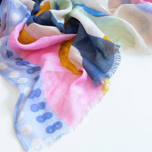 Load image into Gallery viewer, colorful scarf, colorful scarves, colorful head scarf, long scarf, modal scarf 
