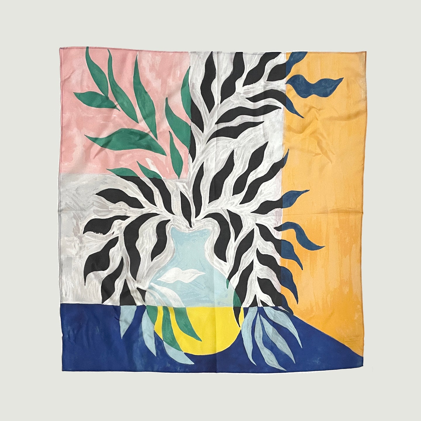 Matisse Inspired Colorful Vase Scarf - Supra Endura