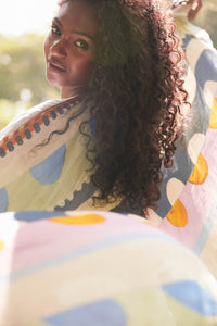 long modal scarf, colorful modal scarf, how to wear scarf, long neck scarf