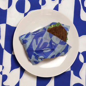 Abstract Kitchen Bundle: tea towel, wax wrap set + dishcloth card - Supra Endura