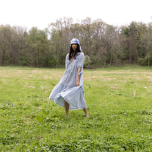 Load image into Gallery viewer, blue tie-dye long scarf by Supra Endura, 100% modal 