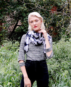 printed silk Scarf/ Hijab